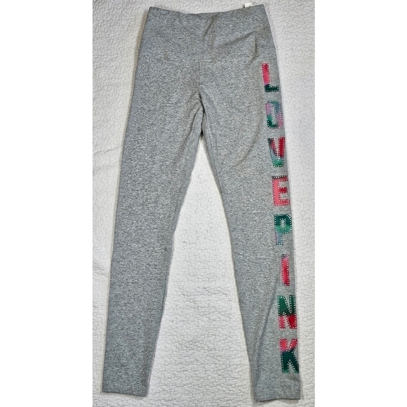 NWT PINK Victoria’s Secret Leggings Cotton High Waist Leggings - Picture 2 of 8